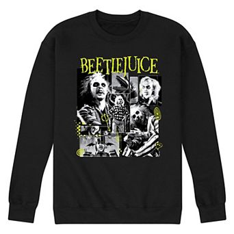 Men's Beetlejuice Collage Fleece Sweatshirt