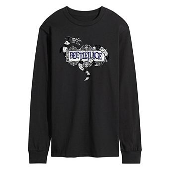 Men's Beetlejuice Classic Long Sleeve Graphic Tee