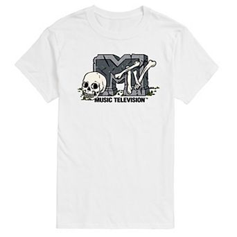 Men's MTV Grave & Skull Head Graphic Tee