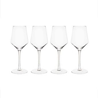 Set Of 4 White Wine Glasses - 14 Oz