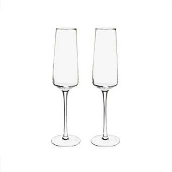 Classic Champagne Flutes Set - 9 Oz