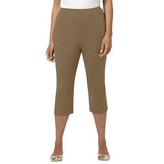 Catherines Women's Plus Size Suprema Capri (With Pockets)