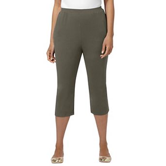 Catherines Women's Plus Size Suprema Capri (With Pockets)