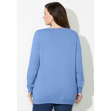 Catherines Women's Plus Size The Timeless Cardigan