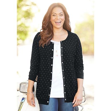 Catherines Women's Plus Size The Timeless Cardigan