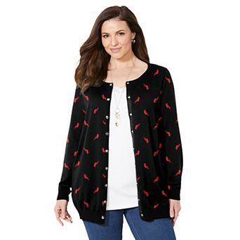 Catherines Women's Plus Size The Timeless Cardigan