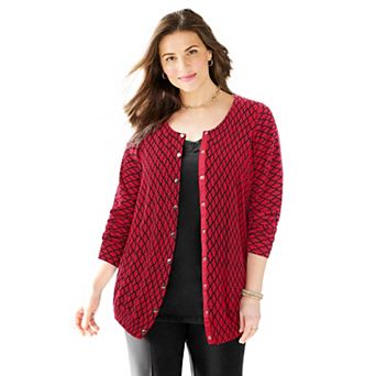 Catherines Women's Plus Size The Timeless Cardigan