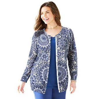 Catherines Women's Plus Size The Timeless Cardigan