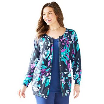 Catherines Women's Plus Size The Timeless Cardigan