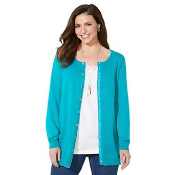 Catherines Women's Plus Size The Timeless Cardigan
