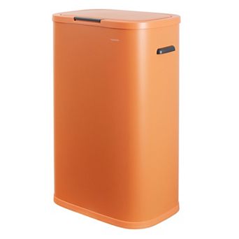 Tammi Kitchen 14.5-Gallon Slim Metal Push Button Trash Can