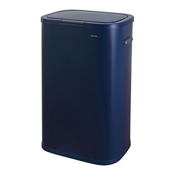 Tammi Kitchen 14.5-Gallon Slim Metal Push Button Trash Can