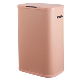 Tammi Kitchen 14.5-Gallon Slim Metal Push Button Trash Can