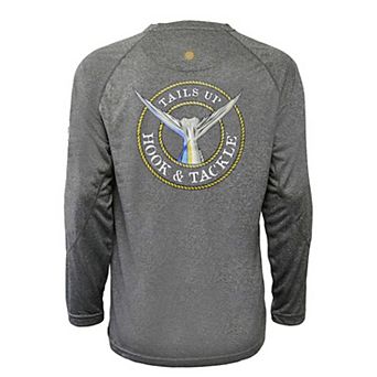 Tails Up L/s Uv Fishing T-shirt