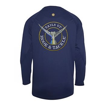 Tails Up L/s Uv Fishing T-shirt