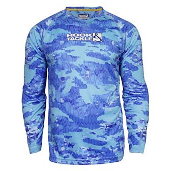 Fractal Camo L/s Uv Fishing T-shirt