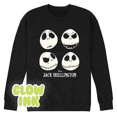 Disney's Nightmare Before Christmas Jack Skellington Men's Glow