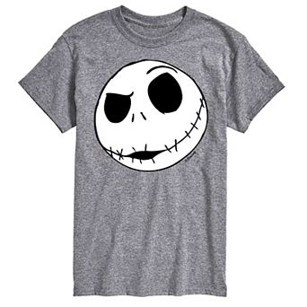 Disney's The Nightmare Before Christmas Jack Skellington Men's Face Graphic Tee