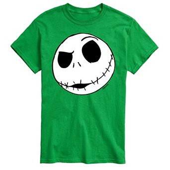 Disney's The Nightmare Before Christmas Jack Skellington Men's Face Graphic Tee