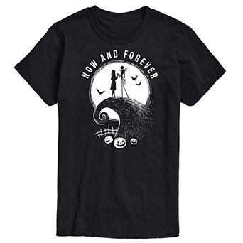 Disney's The Nightmare Before Christmas Men's Now & Forever Graphic Tee
