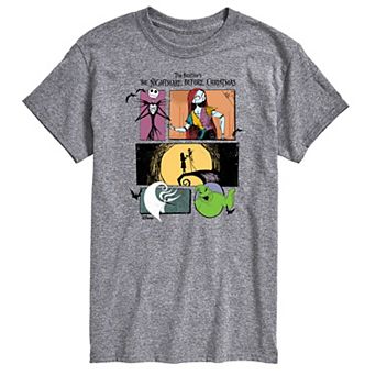 Disney's The Nightmare Before Christmas Men's Creepy Comic Graphic Tee