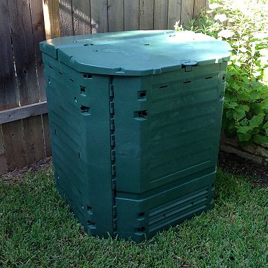 Heavy Duty Plastic 32-cubic Ft. Home Compost Bin Composter