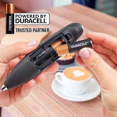 Zulay Kitchen Duracell Powered Milk Frother Og With Stand