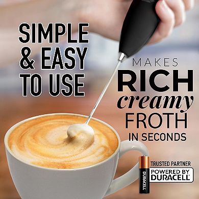 Zulay Kitchen Duracell Powered Milk Frother Og With Stand