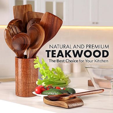 Zulay Kitchen 10-piece Wooden Spoons For Cooking