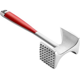 Zulay Professional Meat Tenderizer Tool - Dual Sided Meat Mallet Pounder With Comfort Grip Handle