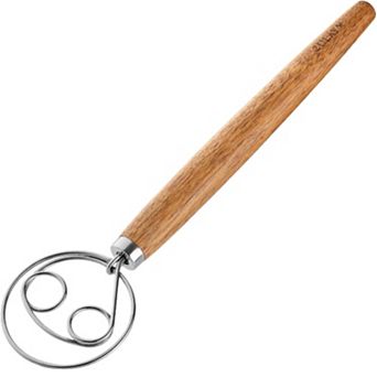 Zulay Kitchen Double Eye Danish Dough Whisk 13 in
