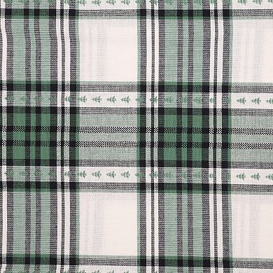 St. Nicholas Square® Christmas Tree Dobby Plaid Tablecloth