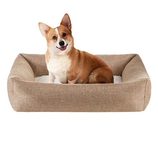 Friends Forever Cuddler Dog Pet Bed - Brown (SMALL)