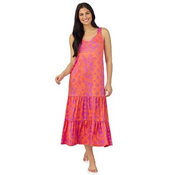 Women's Cuddl Duds® Cozy Tiered Maxi Nightgown