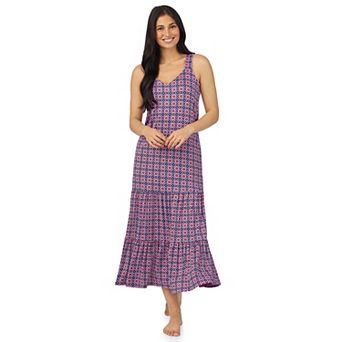Women's Cuddl Duds® Cozy Tiered Maxi Nightgown
