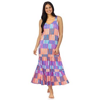 Women's Cuddl Duds® Cozy Tiered Maxi Nightgown
