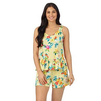 Women's Cuddl Duds Cozy Pajama Tank Top & Pajama Shorts Set