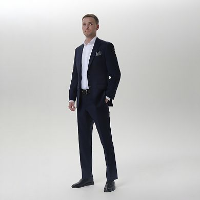 Men's INDOCHINO Navy Slim-Fit Wool Blend Suit Jacket