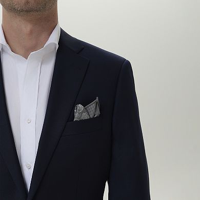 Men's INDOCHINO Navy Slim-Fit Wool Blend Suit Jacket