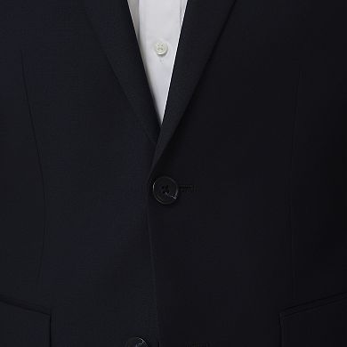 Men's INDOCHINO Navy Slim-Fit Wool Blend Suit Jacket