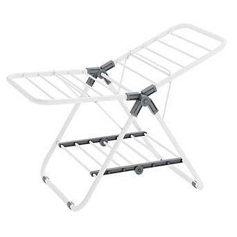 Foldable 2-level- Small Clothes Drying Rack, Laundry Drying Rack, Space-saving, Bathroom, Balcony