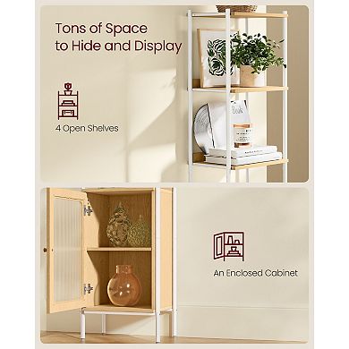 Bookcase with Plastic Door - Durable, Modern Storage Solution for Any Room