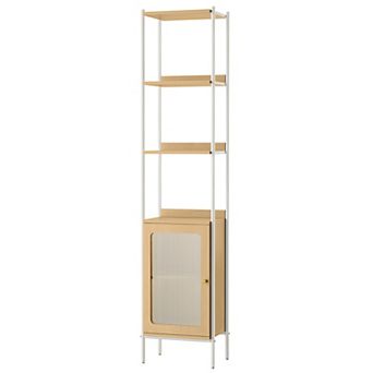 Bookcase with Plastic Door - Durable, Modern Storage Solution for Any Room
