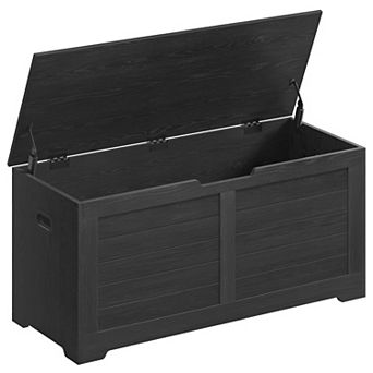 Storage Chest, Storage Trunk with 2 Safety Hinges, Storage Bench, Shoe Bench, Farmhouse Style