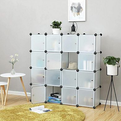 Premium 16 Cube Storage Organizer - Durable Construction with Plenty of Storage Space