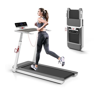 3hp Folding Treadmill With Adjustable Height And App Control