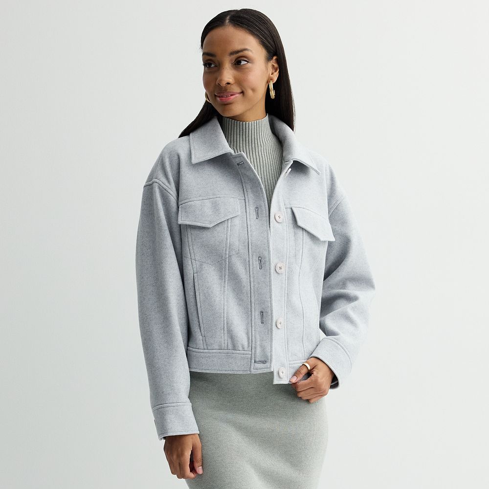 Women's Nine West Cozy Button-Front Jacket