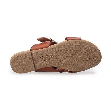 Sonoma Goods For Life Women's Buckle Toe Loop Slide Sandals