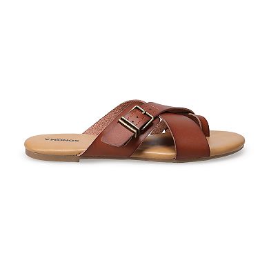Sonoma Goods For Life Women's Buckle Toe Loop Slide Sandals