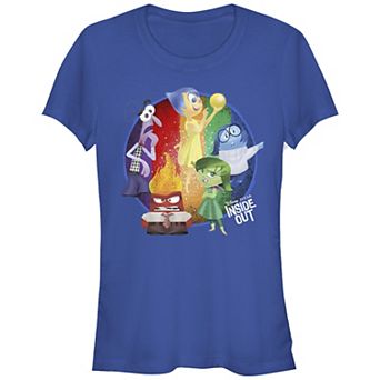 Disney / Pixar's Inside Out Circle Of Friends Juniors' Fitted Graphic Tee